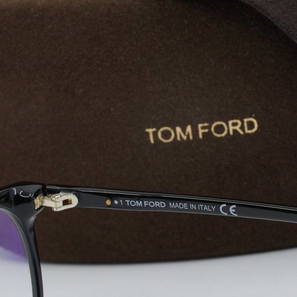 FINAL PRICE NEW TOM FORD FT5575-B 001 BLACK EYEGLASSES - Picture 4 of 7